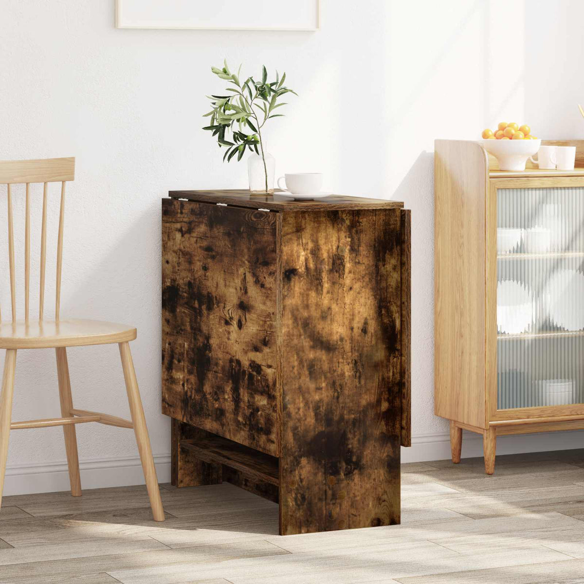 Dinning Table 138 x 70 x 73.5 cm Engineered Wood Smoked Oak