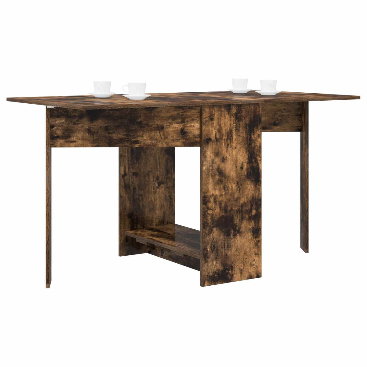 Dinning Table 138 x 70 x 73.5 cm Engineered Wood Smoked Oak