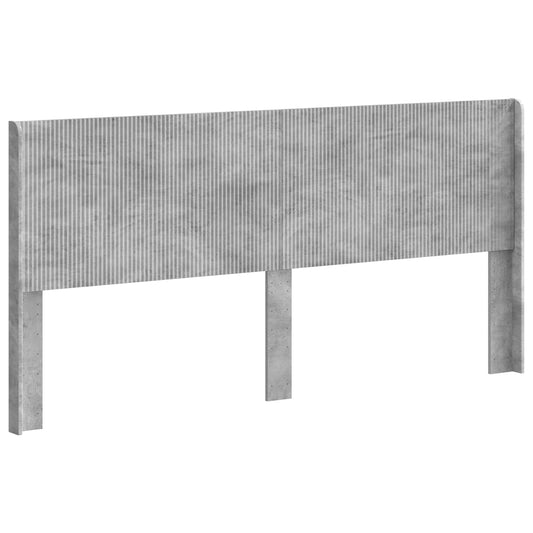 Headboard Concrete Grey Engineered Wood