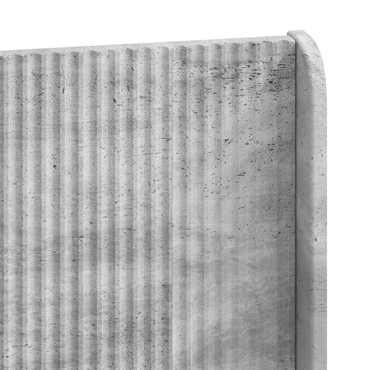 Headboard Concrete Grey Engineered Wood