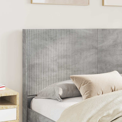 Headboard Concrete Grey Engineered Wood