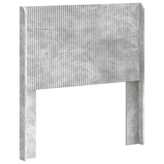 Headboard Concrete Grey Engineered Wood