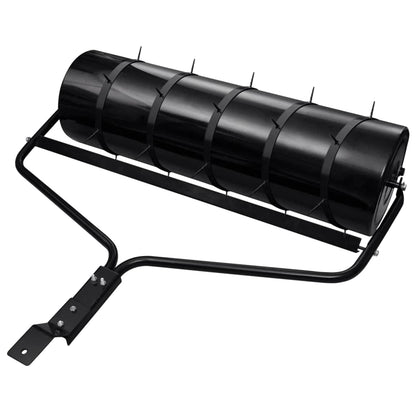 Garden Lawn Roller Pull with Aerator Clamps Ø 30 x 90 cm Steel