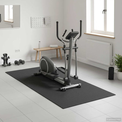 Sport Protection Mat Black 180 x 75 x 0.6 cm High-density PVC