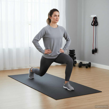 Sport Protection Mat Black 180 x 75 x 0.6 cm High-density PVC