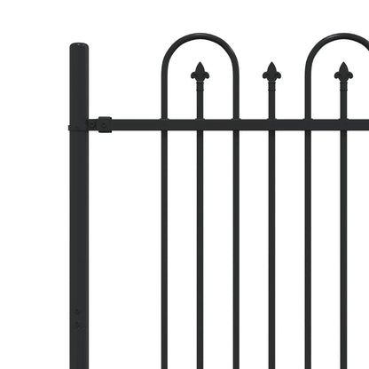 Spike Arch Fence DRONTEN Black