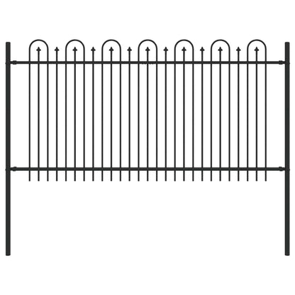 Spike Arch Fence DRONTEN Black