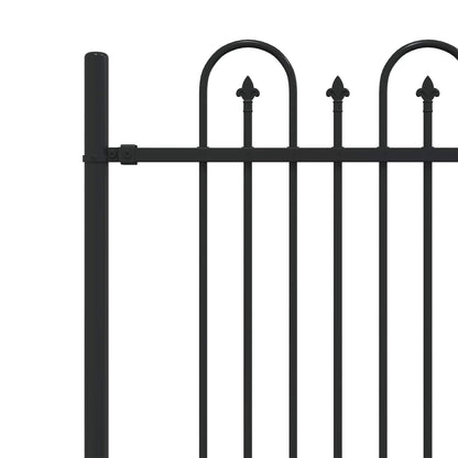 Spike Arch Fence DRONTEN Black