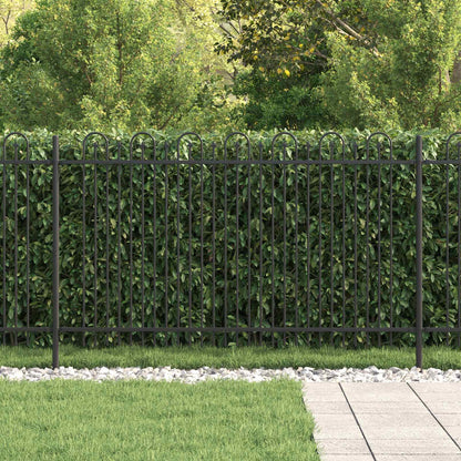 Spike Arch Fence DRONTEN Black