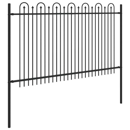 Spike Arch Fence DRONTEN Black