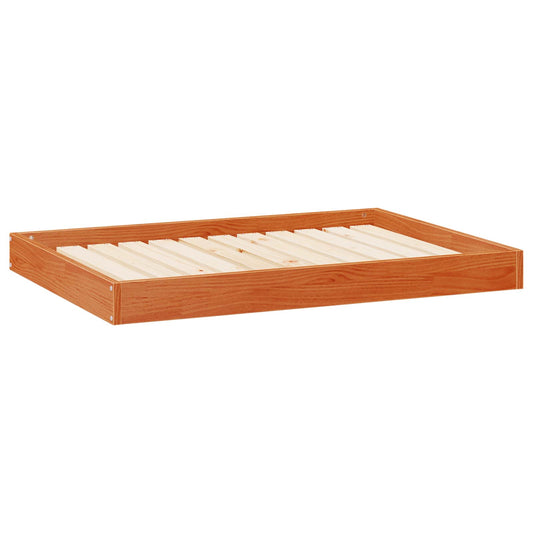 Dog Bed 101.5 x 74 x 9 cm Solid Pine Wood