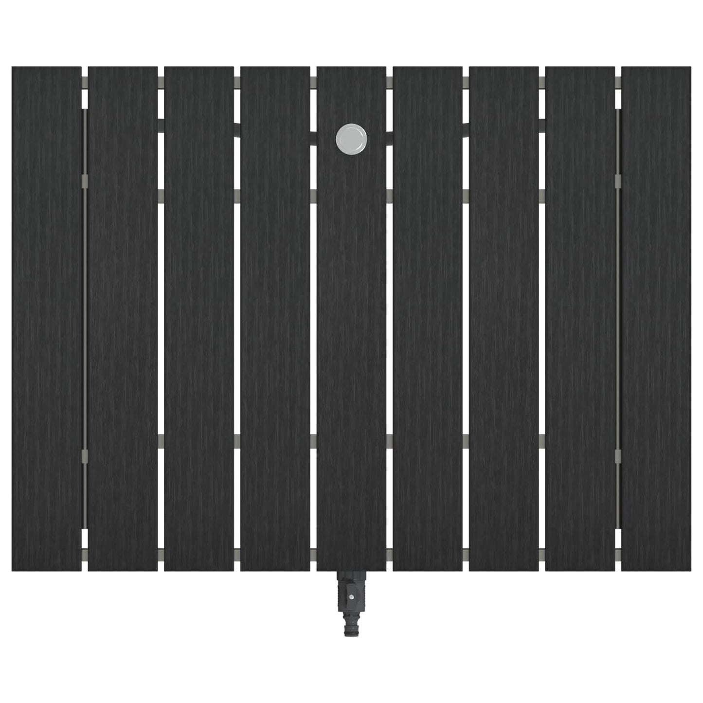 Garden Floor Shower WPC and Stainless Steel 201 Anthracite
