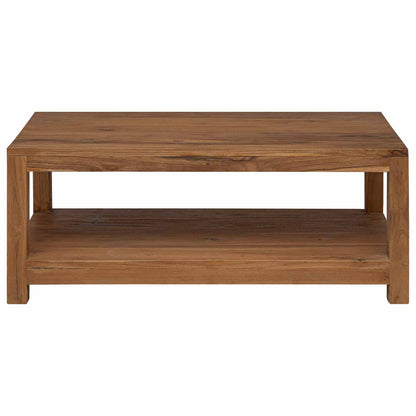 Coffee Table Natural 100 x 50 x 40 cm Solid Teak Wood