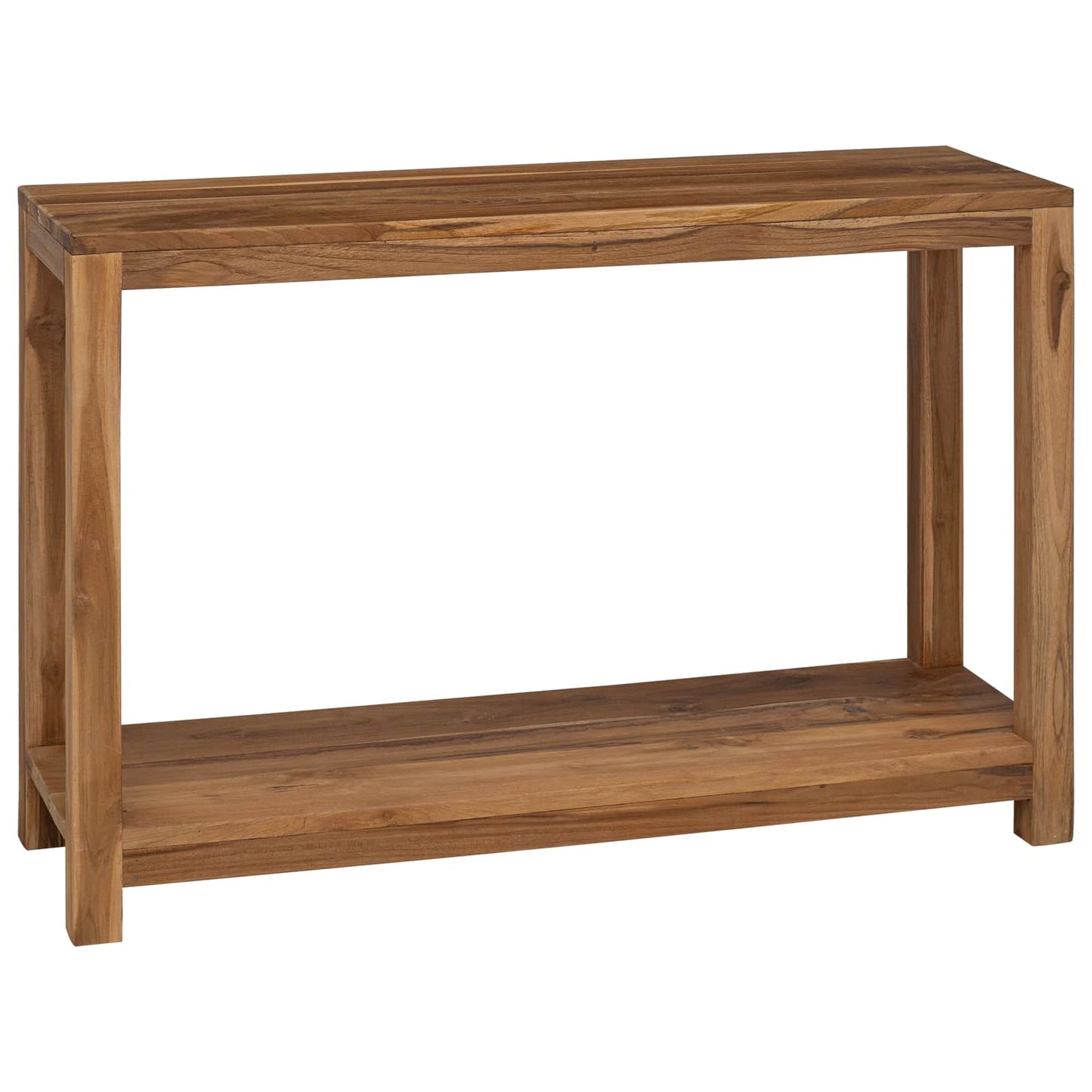 Console Table Natural 110 x 35 x 75 cm Solid Teak Wood