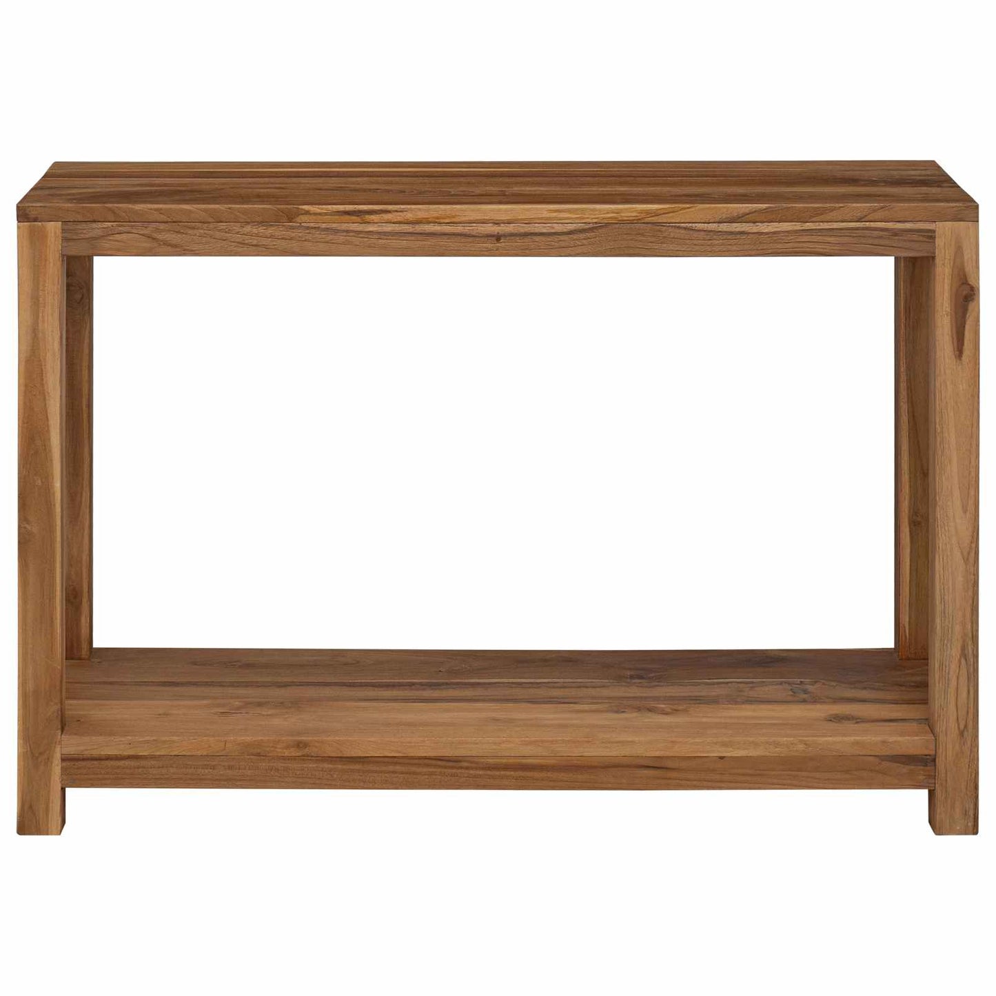 Console Table Natural 110 x 35 x 75 cm Solid Teak Wood