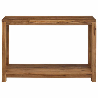 Console Table Natural 110 x 35 x 75 cm Solid Teak Wood