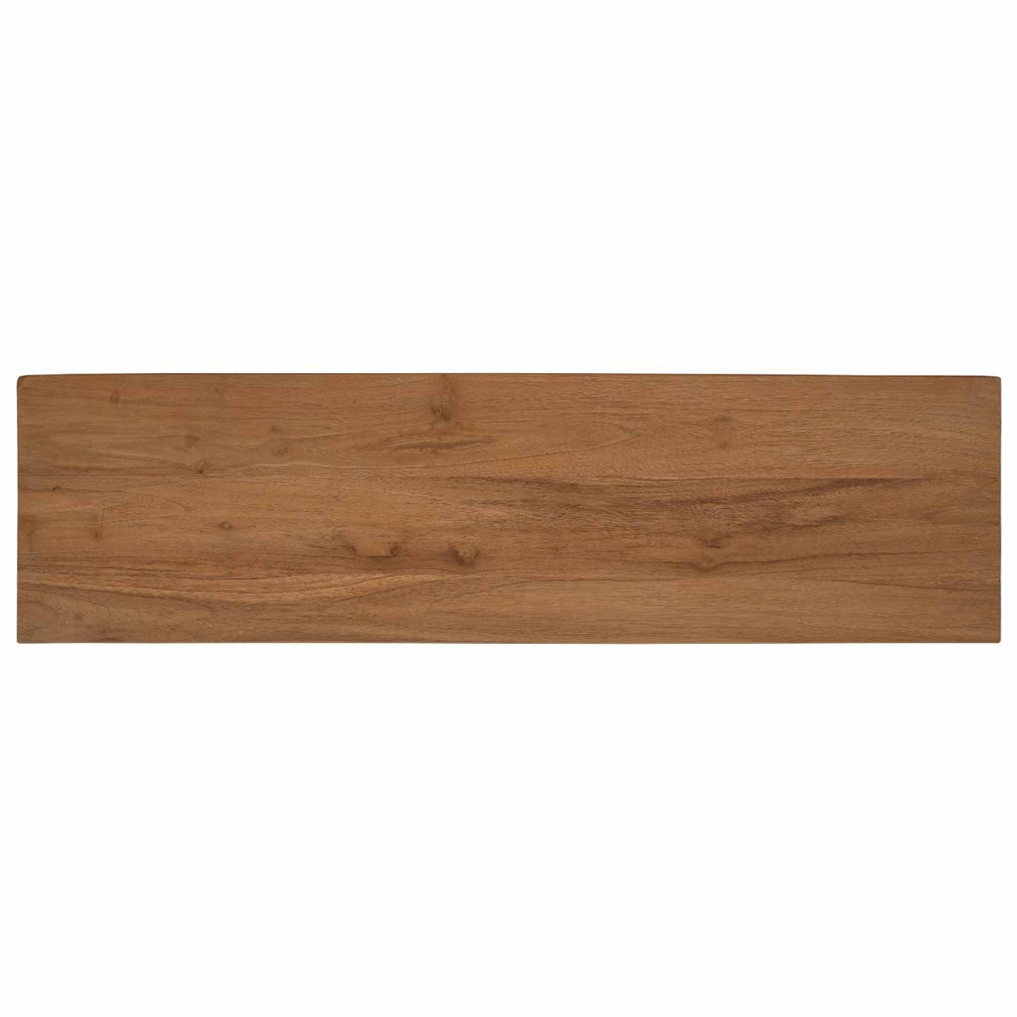 TV Cabinet 110 x 30 x 35 cm Natural Solid Teak Wood