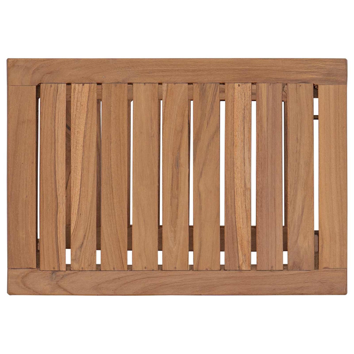 Bathroom Side Table Natural 50 x 35 x 45 cm Solid Teak Wood