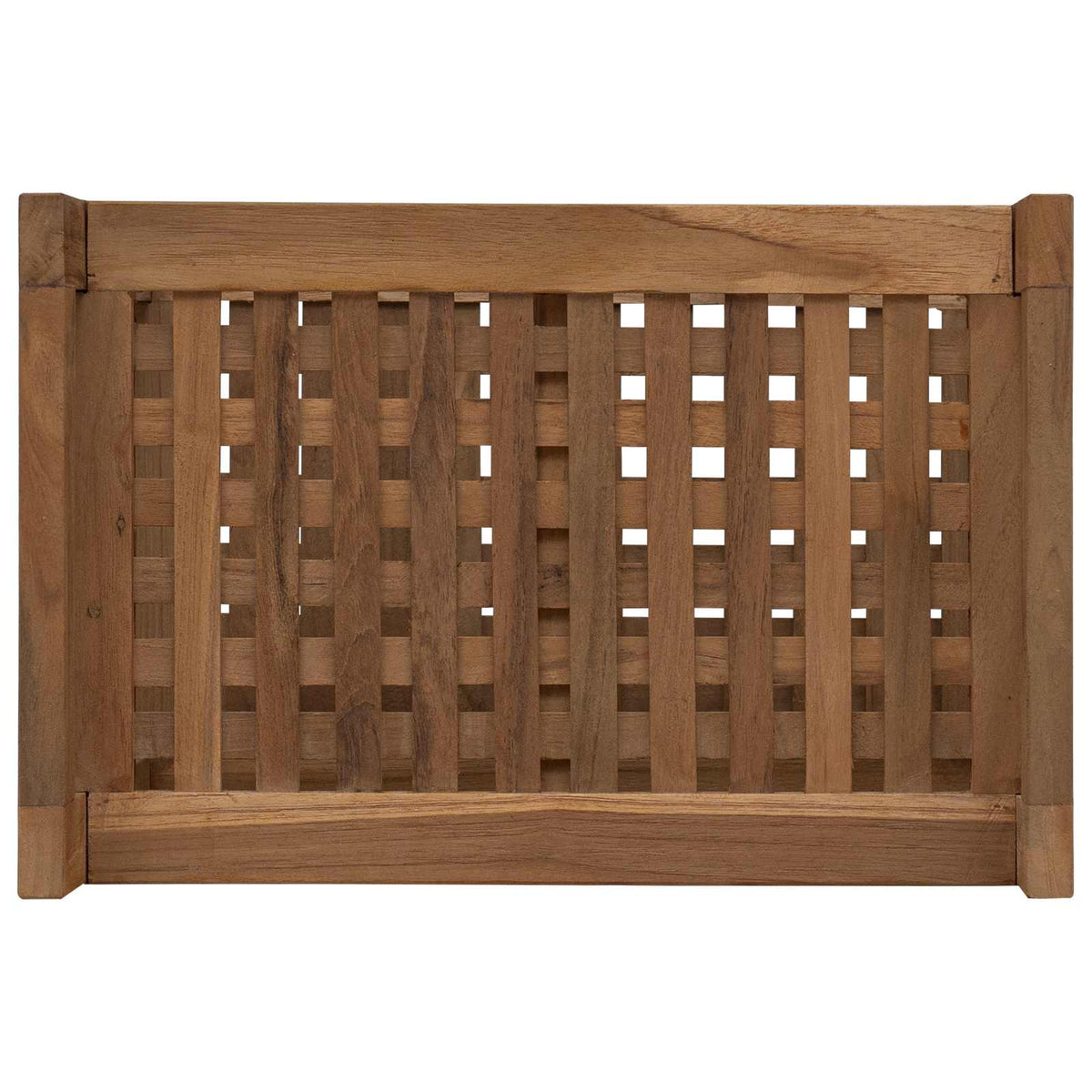 Bathroom Shelf Natural 45 x 30 x 45 cm Solid Teak Wood