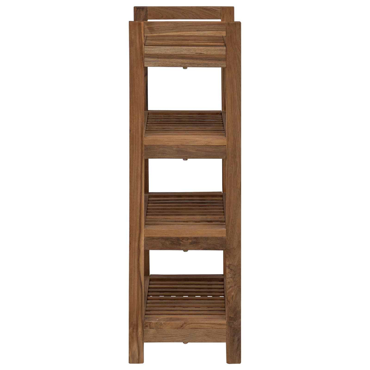 Bathroom Shelf Natural 45 x 30 x 97 cm Solid Teak Wood