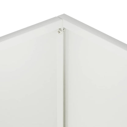Garden Planter 2 pcs White 20 x 20 x 20 cm Cold-rolled Steel