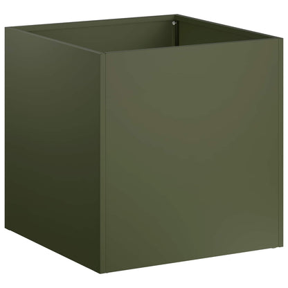 Garden Planter 2 pcs Olive Green 20 x 20 x 20 cm