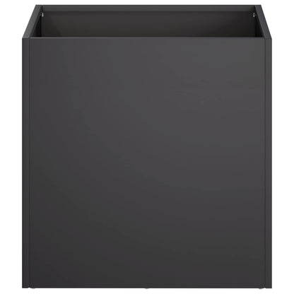 Garden Planter Black 25 x 25 x 25 cm Cold-rolled Steel