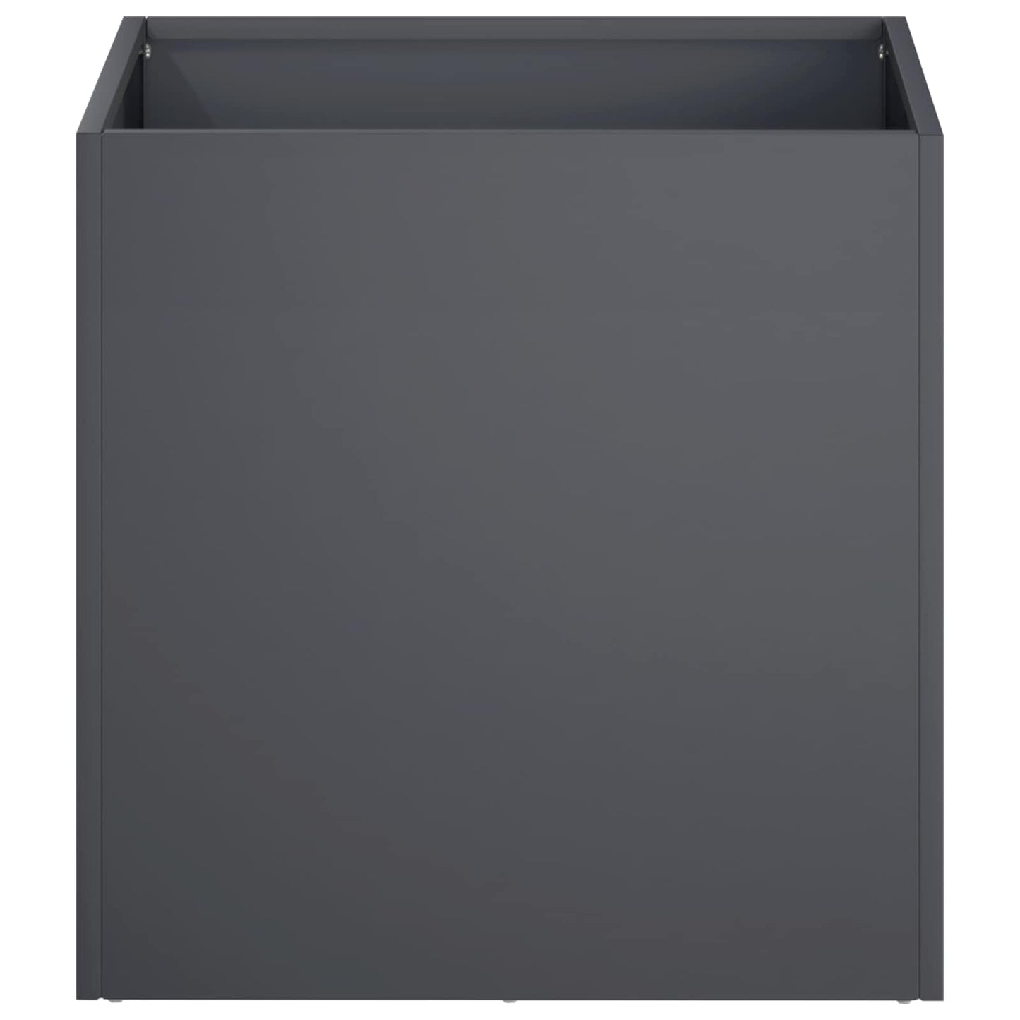 Garden Planter Anthracite 25 x 25 x 25 cm Cold-rolled Steel