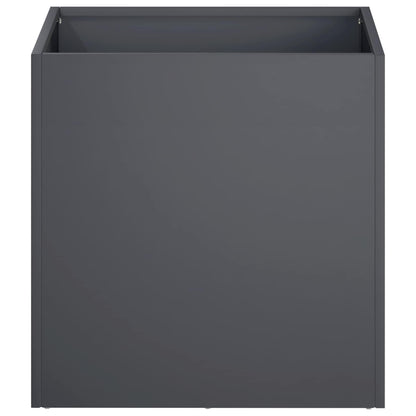 Garden Planter 2 pcs Anthracite 25 x 25 x 25 cm
