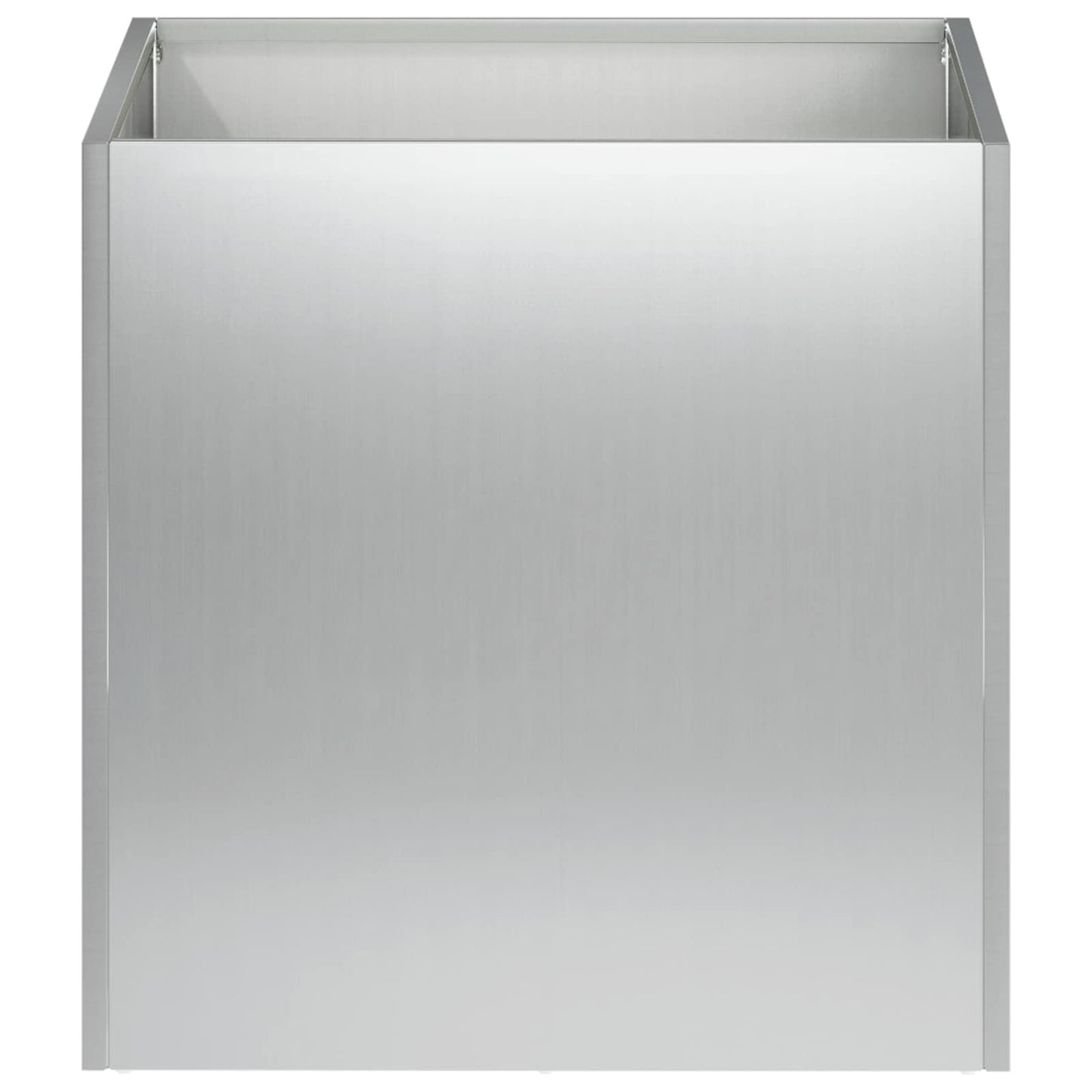 Garden Planter Silver 25 x 25 x 25 cm Galvanised Steel