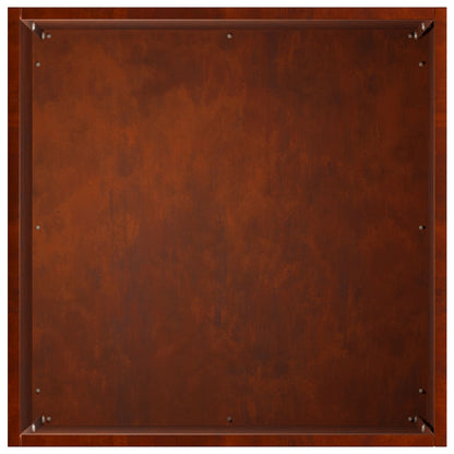 Garden Planter 2 pcs Rusty 25 x 25 x 25 cm Weathering Steel
