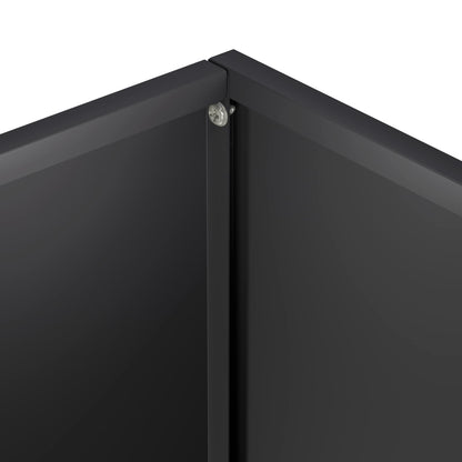 Garden Planter Black 35 x 35 x 35 cm Cold-rolled Steel