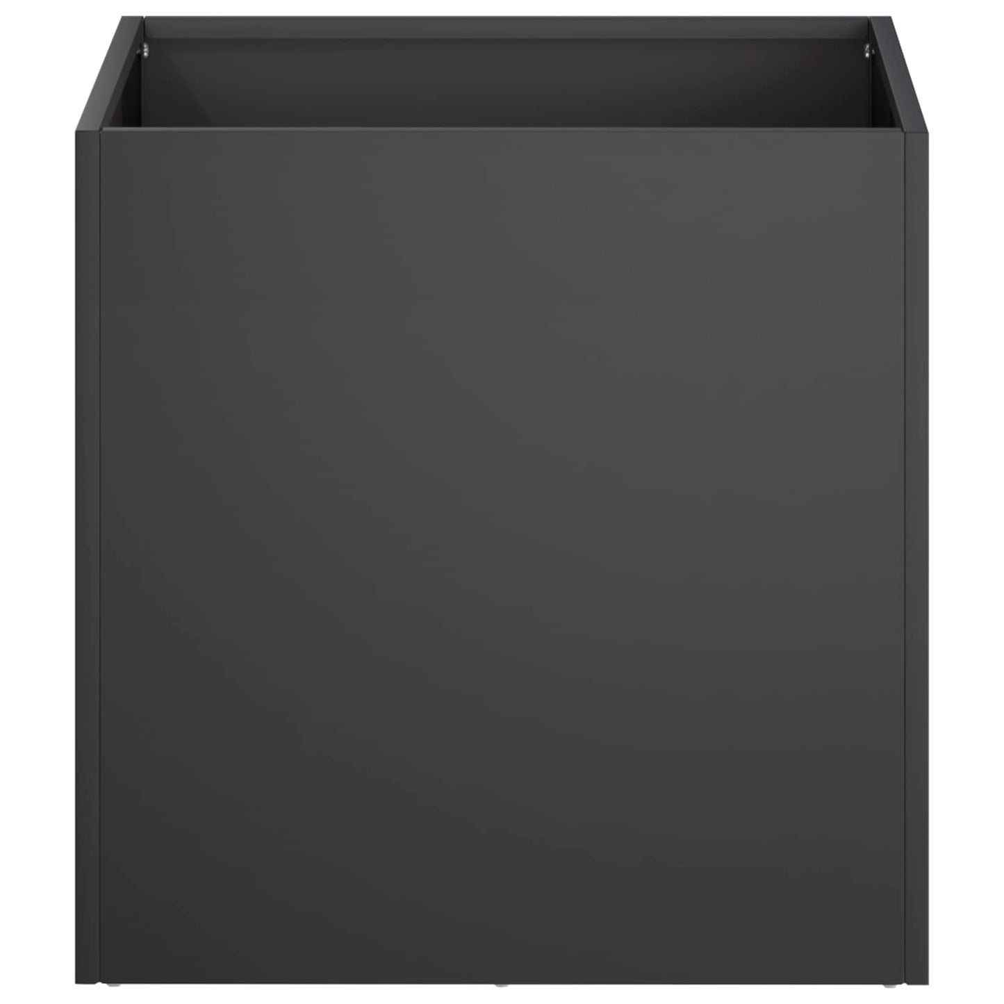 Garden Planter Black 35 x 35 x 35 cm Cold-rolled Steel