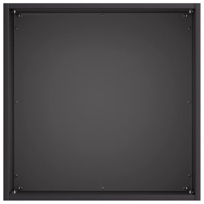 Garden Planter Black 35 x 35 x 35 cm Cold-rolled Steel