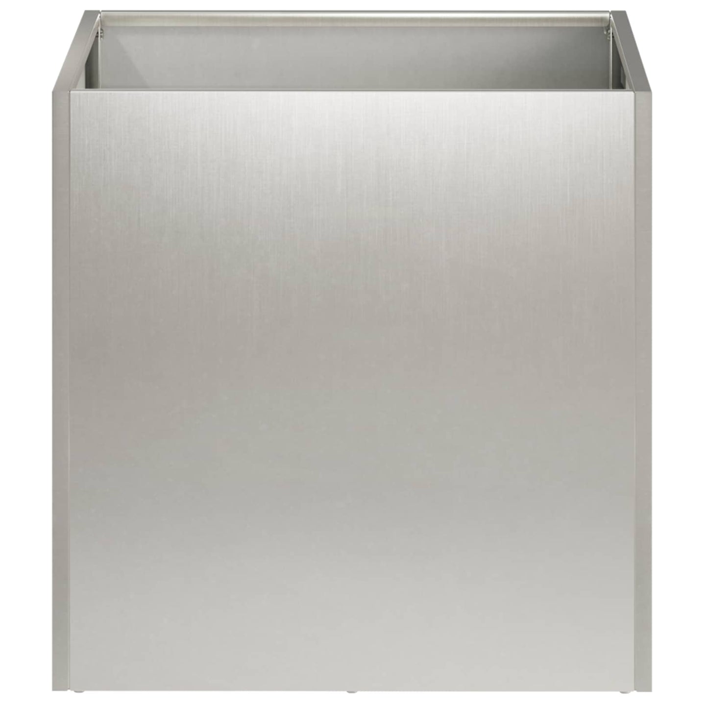 Garden Planter Silver 35 x 35 x 35 cm Stainless Steel
