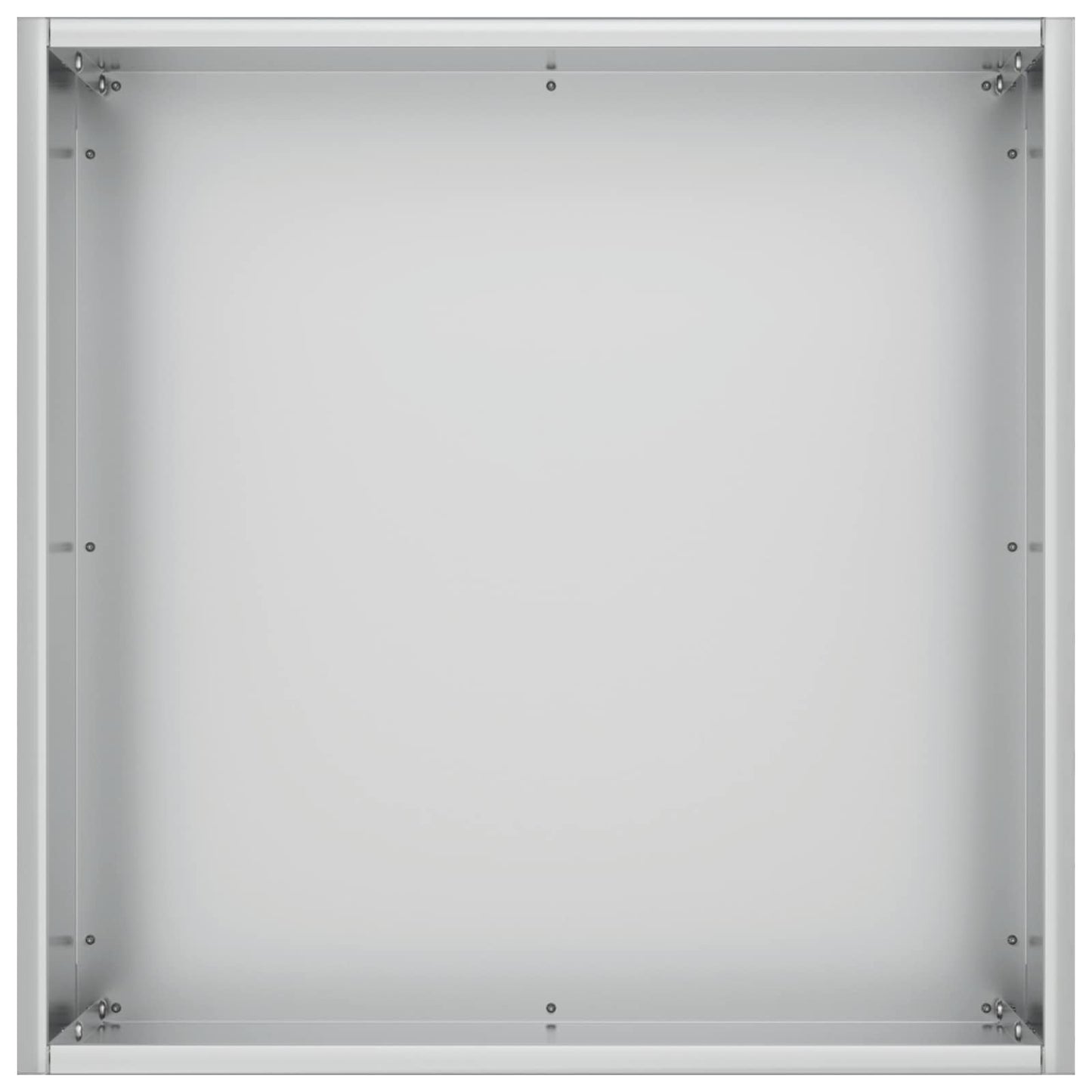 Garden Planter 2 pcs Silver 35 x 35 x 35 cm Galvanised Steel