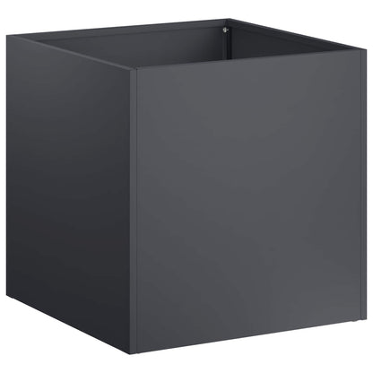 Garden Planter Anthracite 45 x 45 x 45 cm Cold-rolled Steel