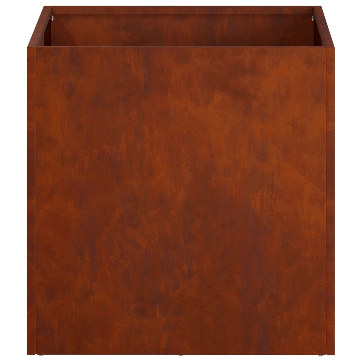 Garden Planter Rusty 45 x 45 x 45 cm Weathering Steel