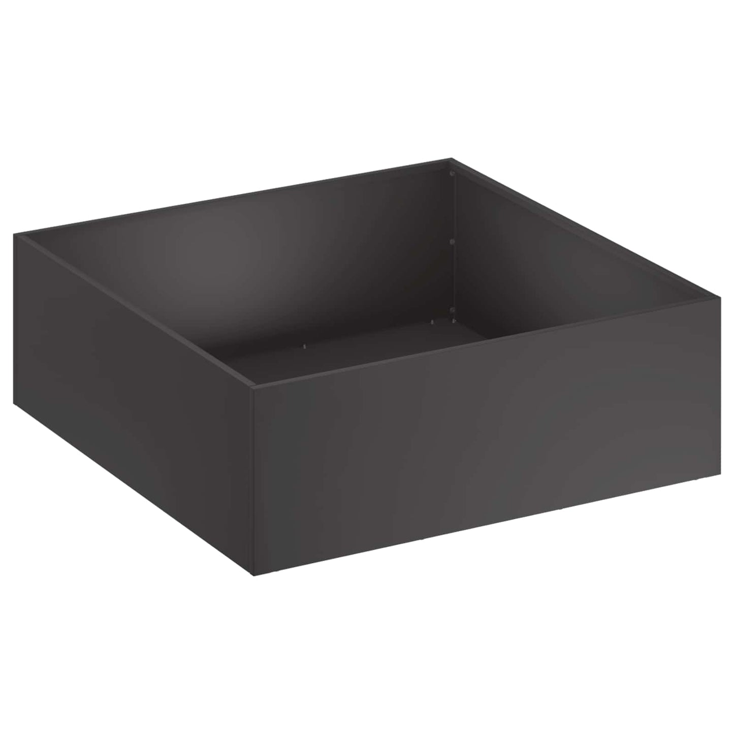 Garden Planter 2 pcs Black 40 x 40 x 20 cm Cold-rolled Steel