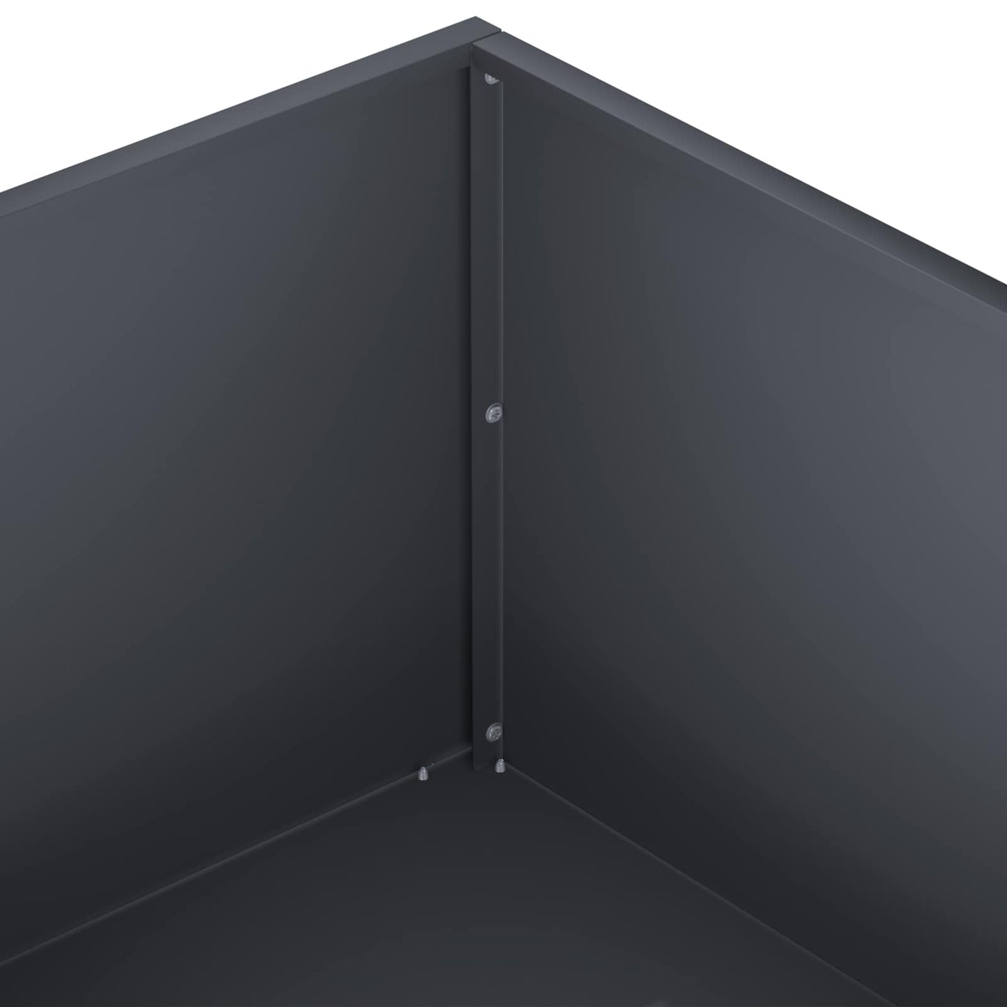 Garden Planter Anthracite 40 x 40 x 20 cm Cold-rolled Steel