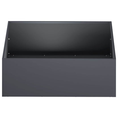 Garden Planter Anthracite 40 x 40 x 20 cm Cold-rolled Steel