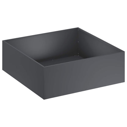 Garden Planter 2 pcs Anthracite 40 x 40 x 20 cm