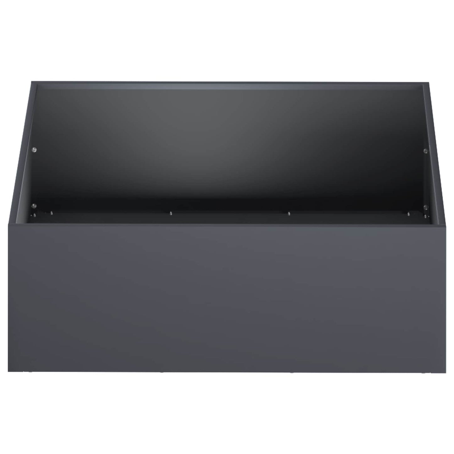 Garden Planter 2 pcs Anthracite 40 x 40 x 20 cm