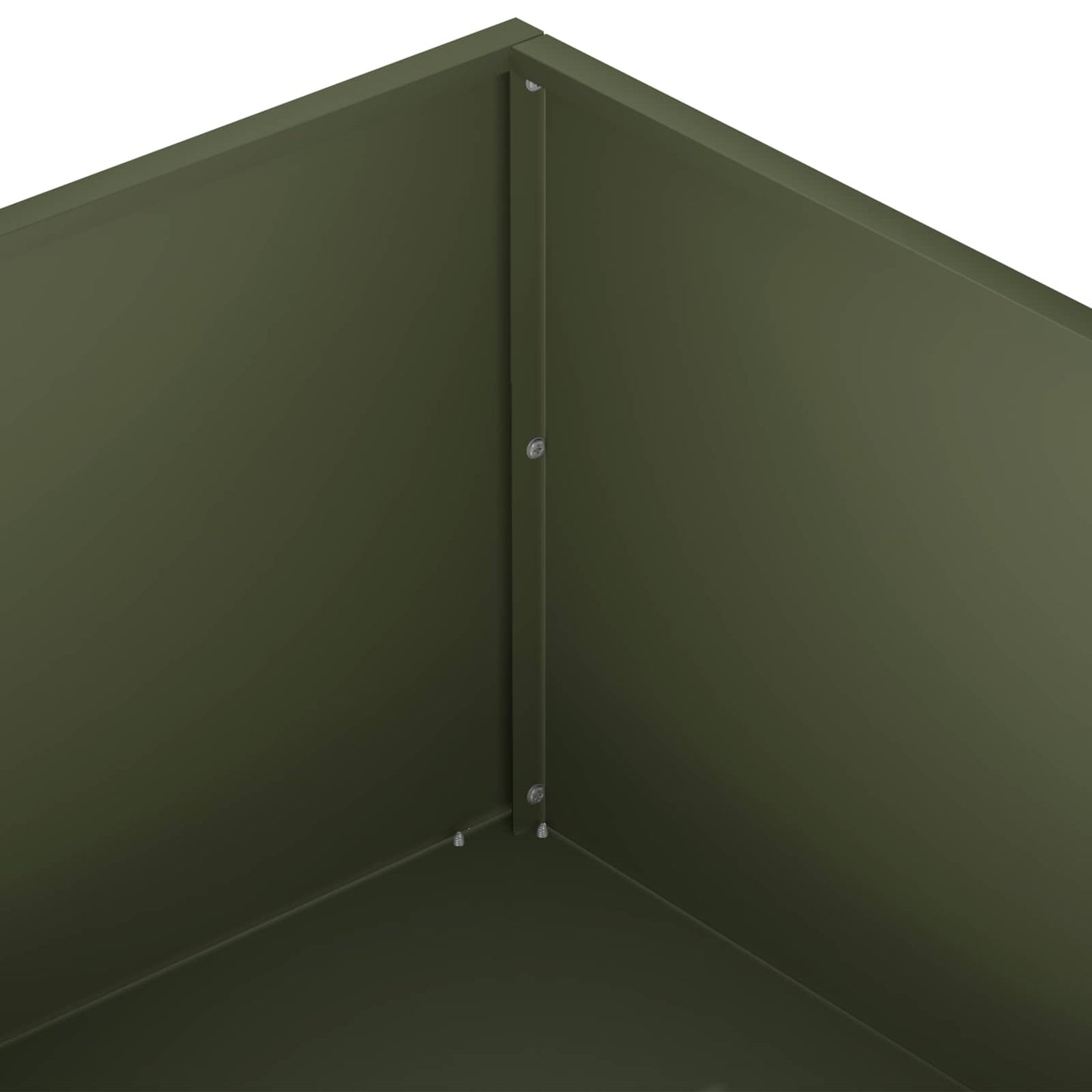 Garden Planter Olive Green 40 x 40 x 20 cm Cold-rolled Steel