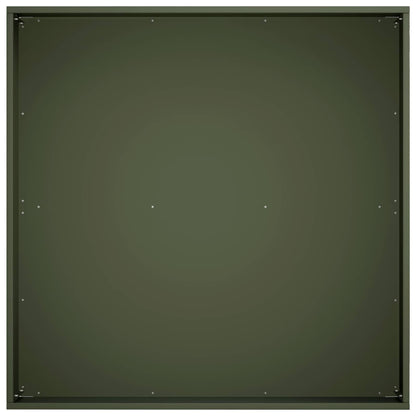 Garden Planter 2 pcs Olive Green 40 x 40 x 20 cm
