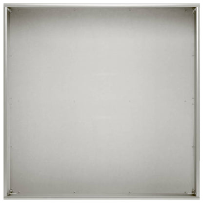 Garden Planter 2 pcs Silver 40 x 40 x 20 cm Stainless Steel