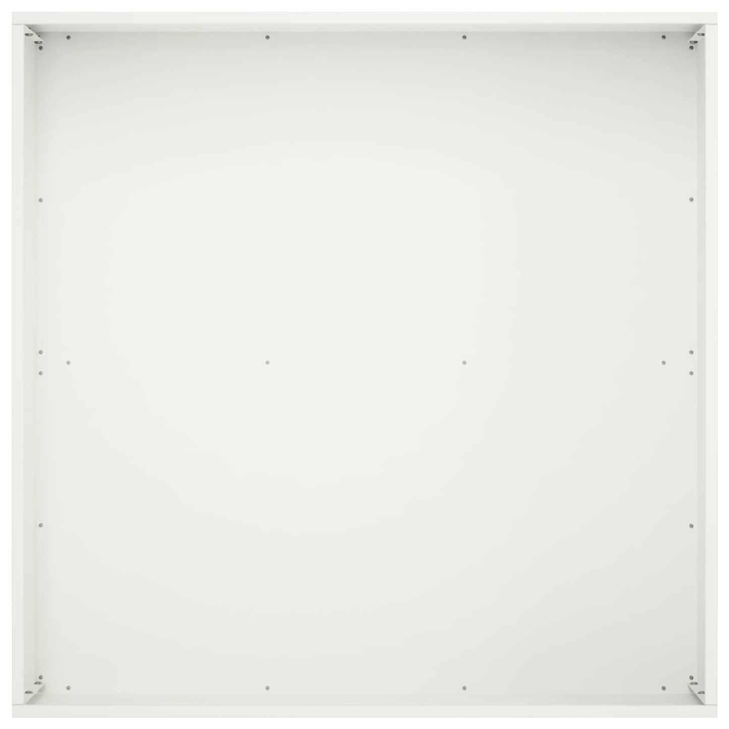 Garden Planter 2 pcs White 60 x 60 x 20 cm Cold-rolled Steel