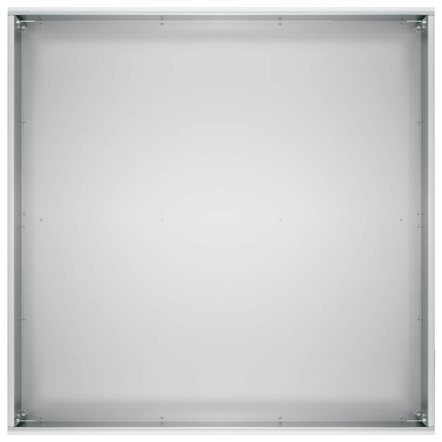 Garden Planter Silver 60 x 60 x 20 cm Galvanised Steel