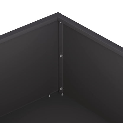 Garden Planter Black 100 x 100 x 20 cm Cold-rolled Steel