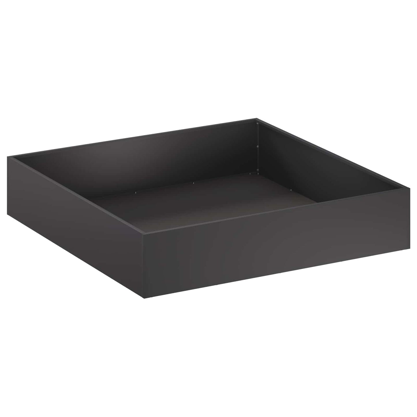 Garden Planter Black 100 x 100 x 20 cm Cold-rolled Steel